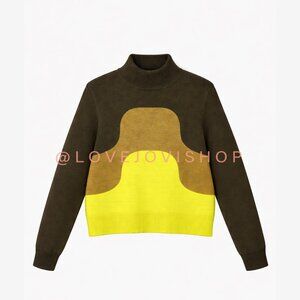 Runway | Trademark Brand Resort 2015 | Retro Green Colorblocking Neon Yellow | S